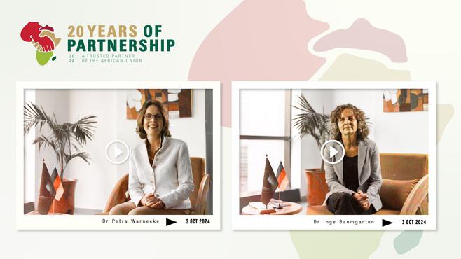 Ansicht zweier Videos mit Dr. Petra Warnecke und Dr. Inge Baumgarten.