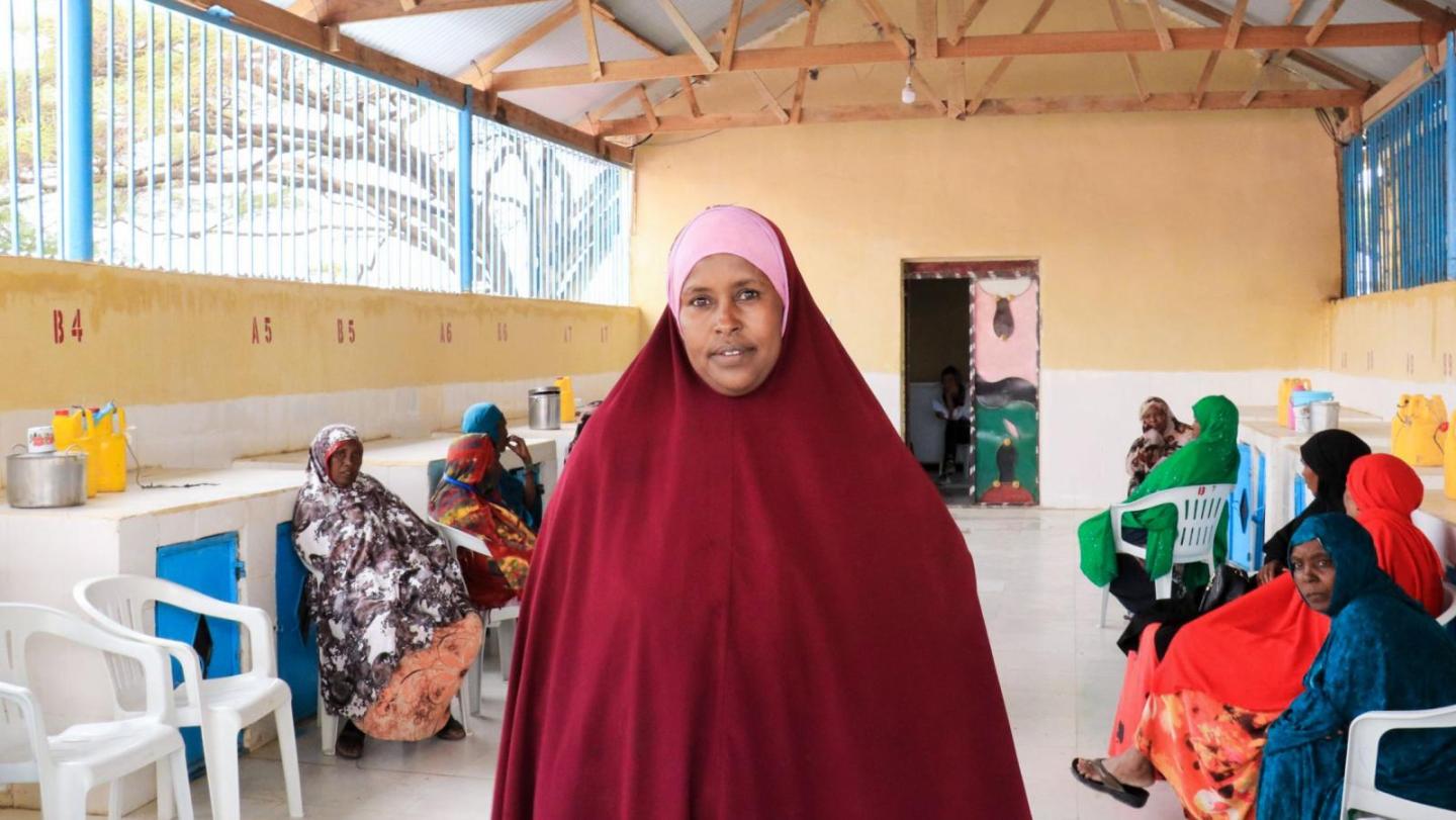 Porträt einer Milchhändlerin