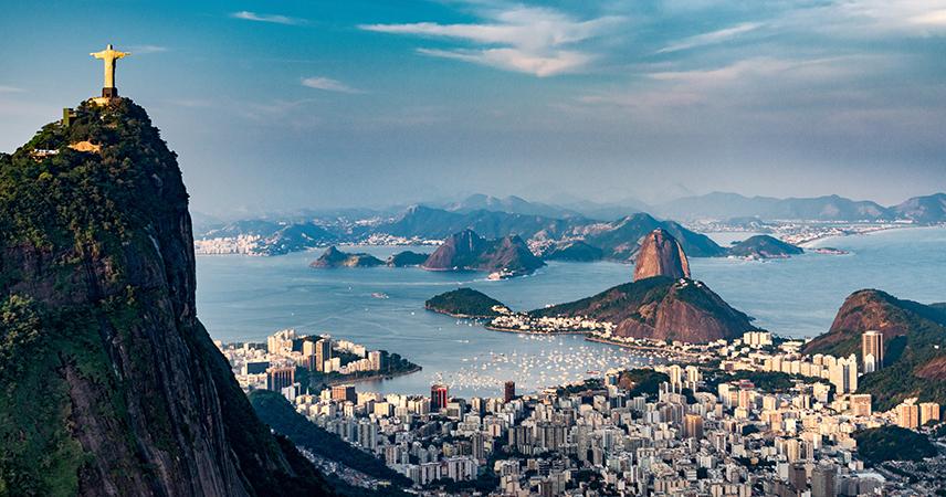 Panoramische Aufnahme von Rio de Janeiro