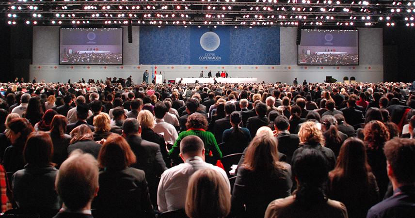 Aufnahme aus der COP15 in Kopenhagen