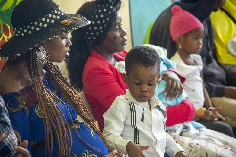 Awareness-raising session for women at the Bertoua regional hospital in eastern Cameroon (©GIZ)
