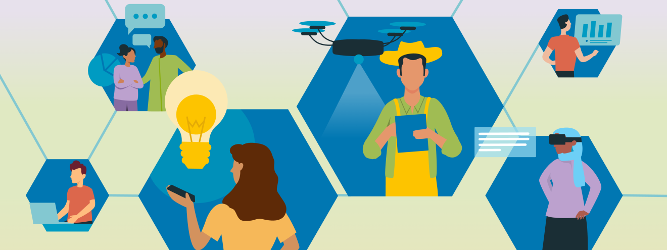 Illustration zur Verwendung von KI