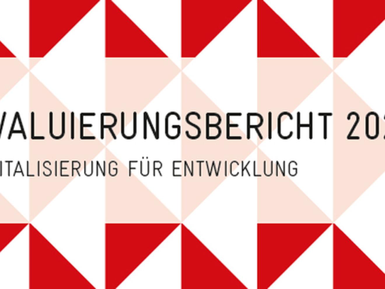Titelbild des Evaluierungsberichts 2022
