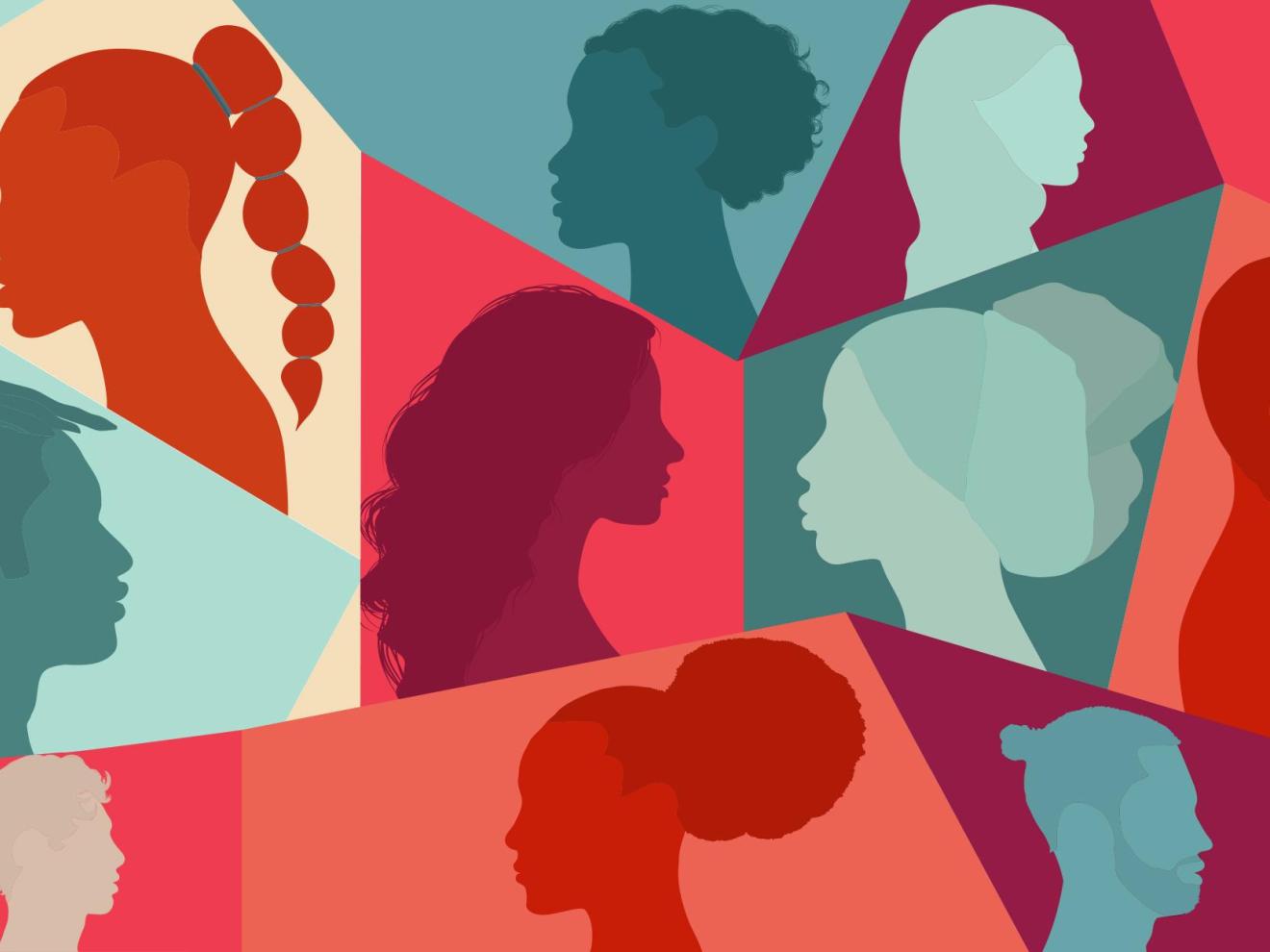 Illustration von Köpfen