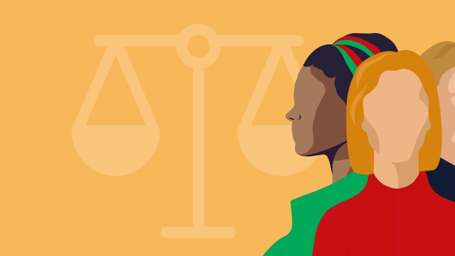 Illustration dreier Frauen